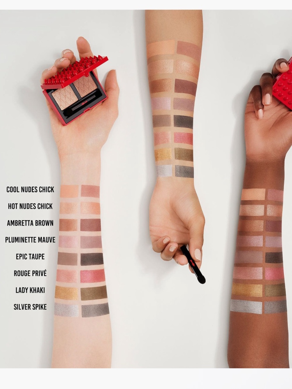 LOUBOUTIN ABRACADABRA DUO EYESHADOW PALETTE AMBRETTA BROWN - Picture 3 of 5